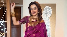 Trisha Krishnan Makes A Statement In Gold Temple Jewellery At Eka Lakhani-Ravi Bhagchandka's Wedding