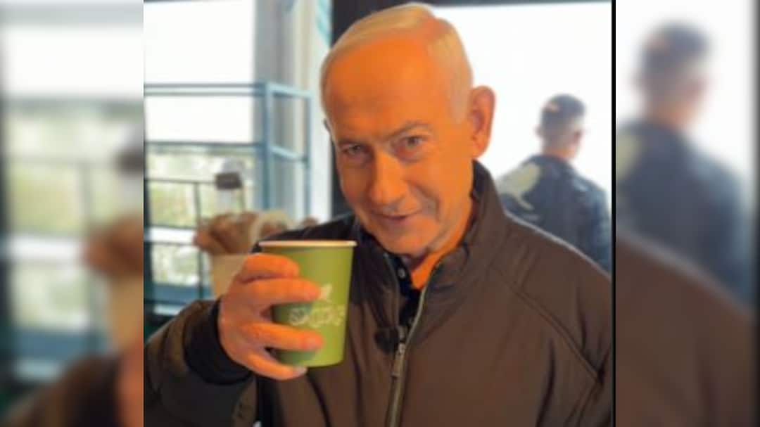 Netanyahu Releases Video From Cafe, Mocks At News Of His Death