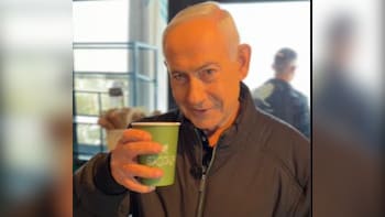 Netanyahu Releases Video From Cafe, Mocks At News Of His Death