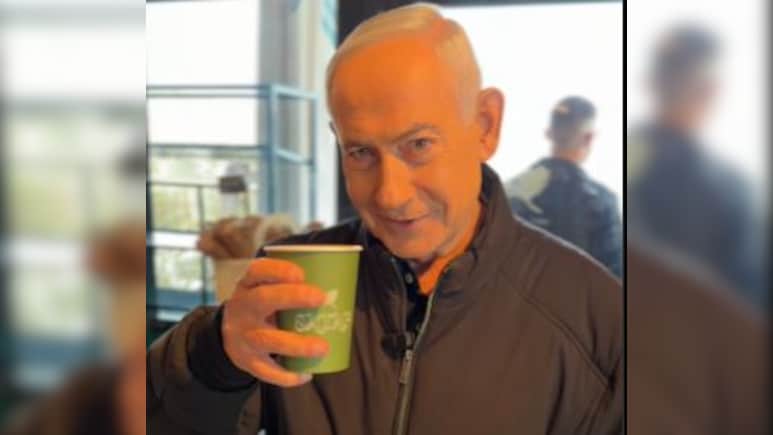 Netanyahu Releases Video From Cafe, Mocks At News Of His Death