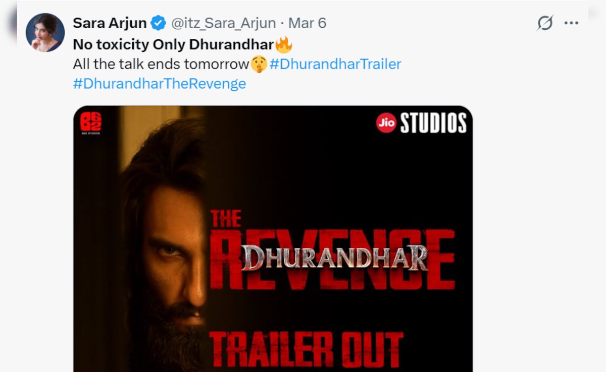 Sara Arjun’s Post On X Goes Viral, Father Raj Arjun Clarifies