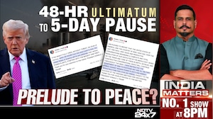 Trump's 48 Ultimatum To 5 Day Pause: Prelude To Peace?