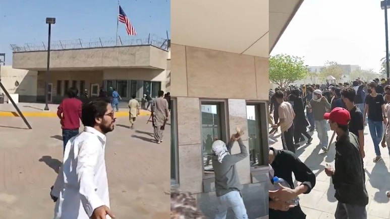 खामेनेई की हत्या से भड़की भीड़ ने कराची में अमेरिकी कॉन्सुलेट में की तोड़फोड़, पुलिस झड़प में 9 की मौत