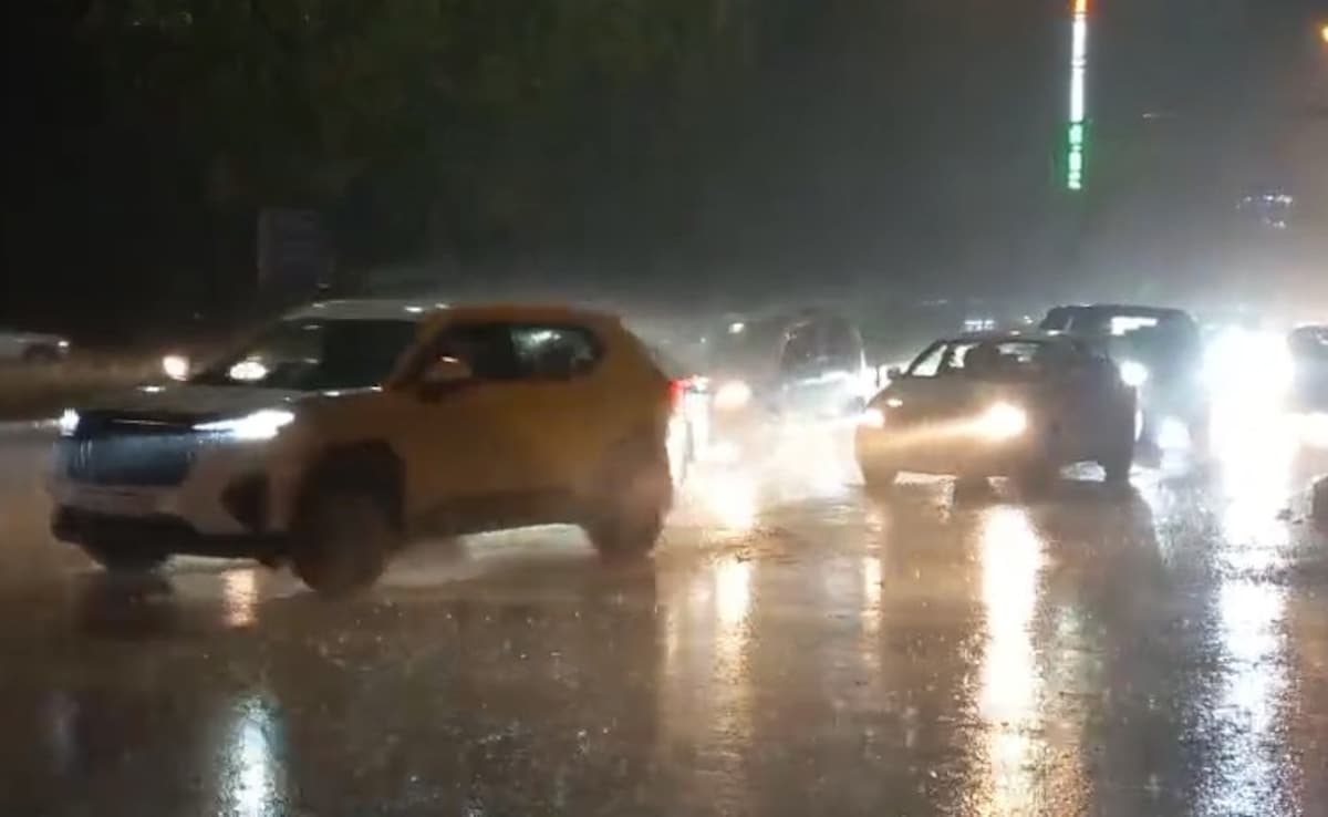 Parts Of Delhi-NCR See Heavy Rain, Thunderstorms For 2nd Time In 4 Days