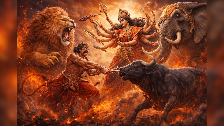 Navratri Special: देवी से युद्ध में कभी सिंह, कभी हाथी तो कभी भैंसा बना था महिषासुर!