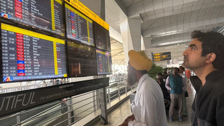 "No Clue What To Do": Fliers Stuck At Indian Airports Due To Middle East Crisis