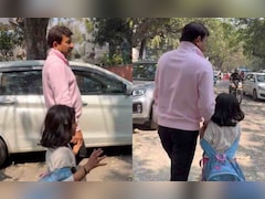 VIDEO : जब सानविका को लेने स्कूल पहुंचे मनोज तिवारी, ऐसा था बेटी का रिएक्शन