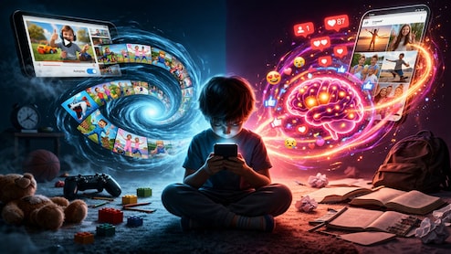 यूट्यूब, इंस्टा पर बच्चों को लत लगाने के लिए 3500 करोड़ का जुर्माना, जानिए कैसे ये बच्चों को कर रहे बर्बाद