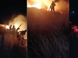 Dhar News: किसान के गेहूं के खेत में लगी आग, 4-5 बीघा फसल जली, मौके पर नहीं पहुंची दमकल गाड़ियां