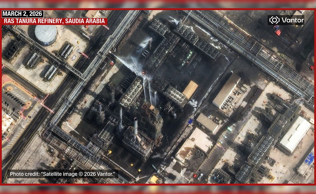 vantor satellite image (3) saudi arabia ras tanura oil refinery march 2, 2026