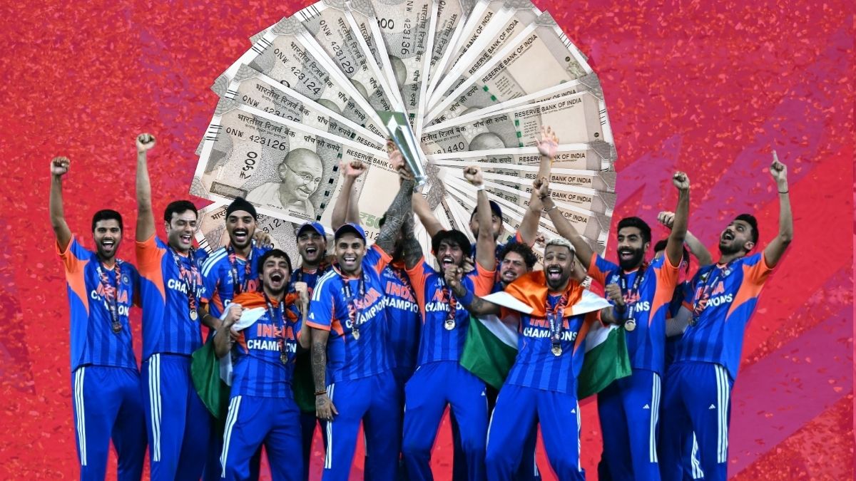 T20 World Champion टीम इंडिया के लिए BCCI ने किया 131 करोड़ का ऐलान, लेकिन टैक्&zwj;स काटकर खिलाड़ियों के हाथ लगेंगे बस इतने रुपये
