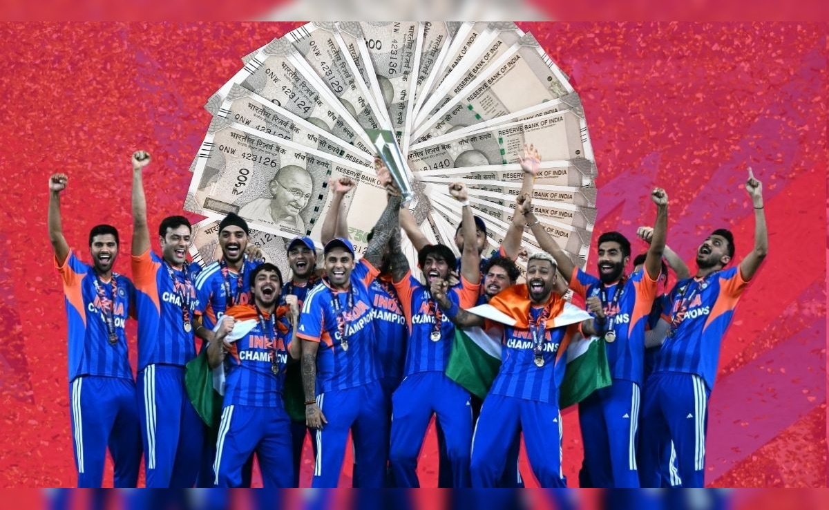 T20 World Champion टीम इंडिया के लिए BCCI ने किया 131 करोड़ का ऐलान, लेकिन टैक्‍स काटकर खिलाड़ियों के हाथ लगेंगे बस इतने रुपये