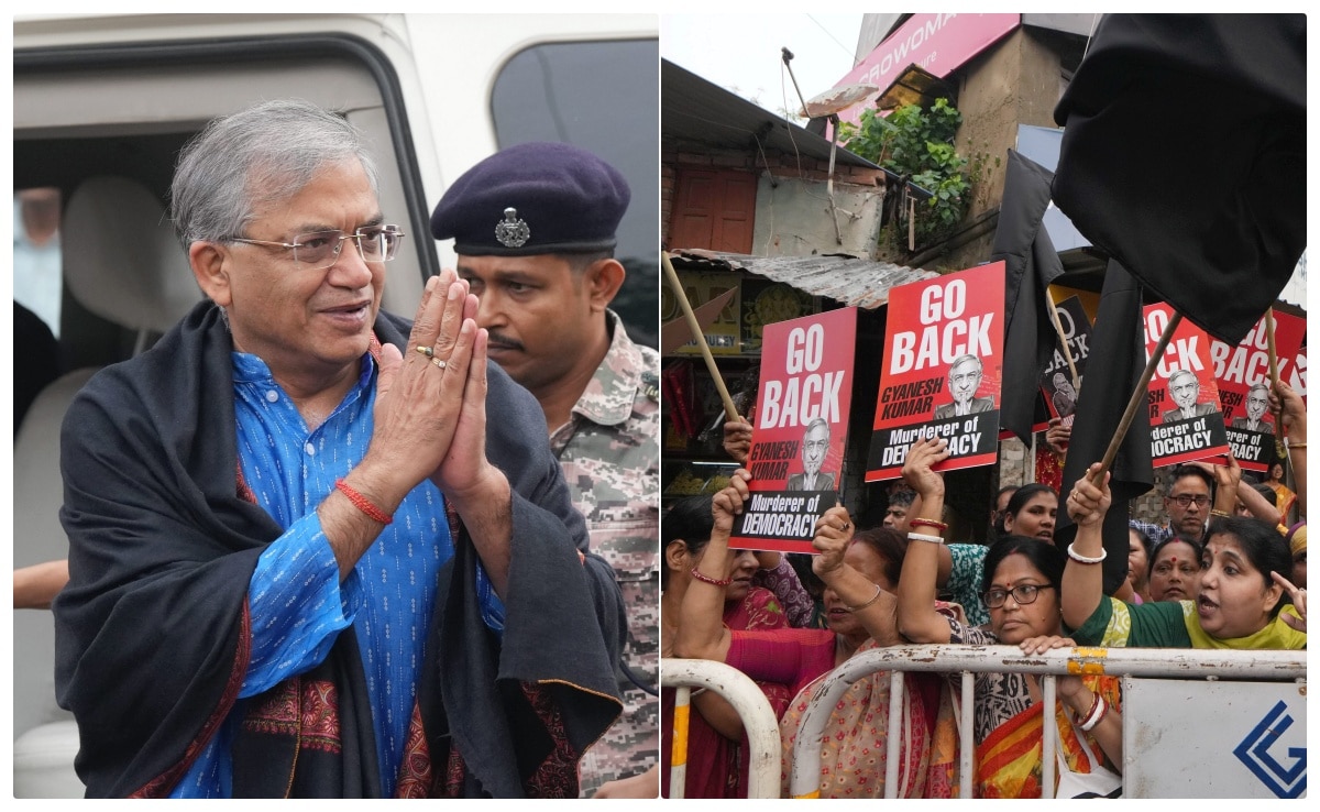 बंगाल दौरे पर CEC ज्ञानेश कुमार का विरोध: कालीघाट मंदिर के बाहर लगे ‘वापस जाओ’ के नारे