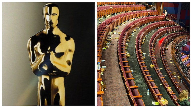 Viral Image Of Messy Oscars Venue Triggers Debate On Celebrity 'Hypocrisy'