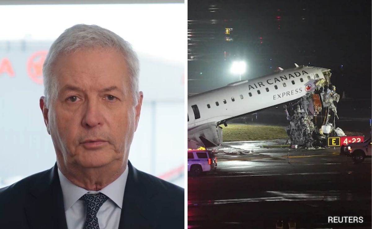 "Very Sombre Day": Air Canada CEO's First Statement After Plane Crash