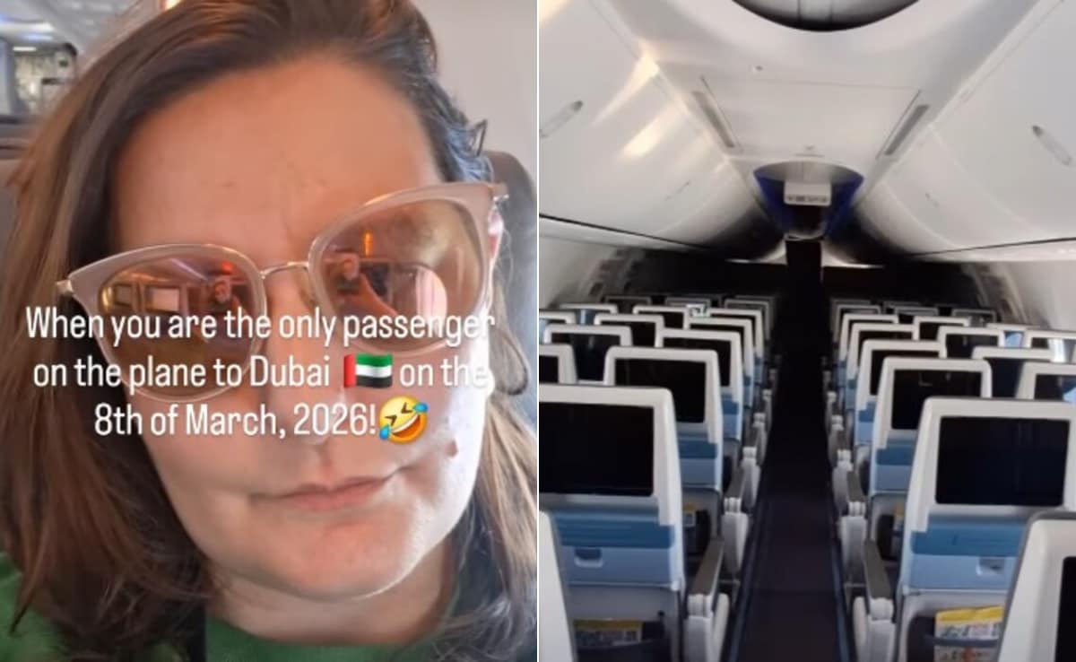दुबई जाने वाली फ्लाइट में सिर्फ एक ही यात्री, महिला ने बताई ऐसी वजह कि सब हैरान रह गए - देखें Video