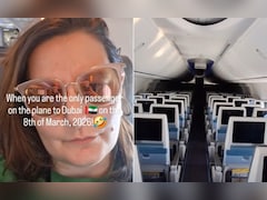 दुबई जाने वाली फ्लाइट में सिर्फ एक ही यात्री, महिला ने बताई ऐसी वजह कि सब हैरान रह गए - देखें Video