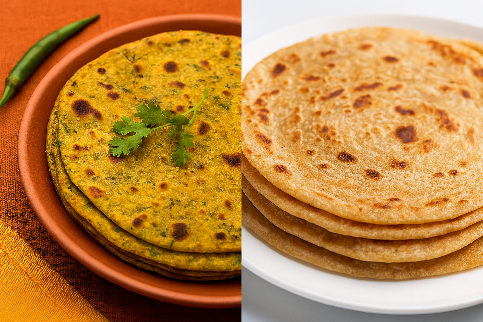 Thepla vs Paratha, Which Breakfast Dish Is Better For Weight Loss?