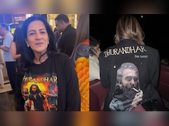 Crazy Viral: Ranveer Singh's Mom Goes To <i>Dhurandhar 2</i> Bash In A 'Hamza' T-Shirt