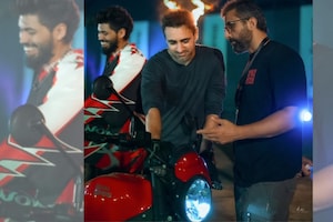 Actor Imran Khan Spotted Checking Out New RE Guerrilla 450: Pics
