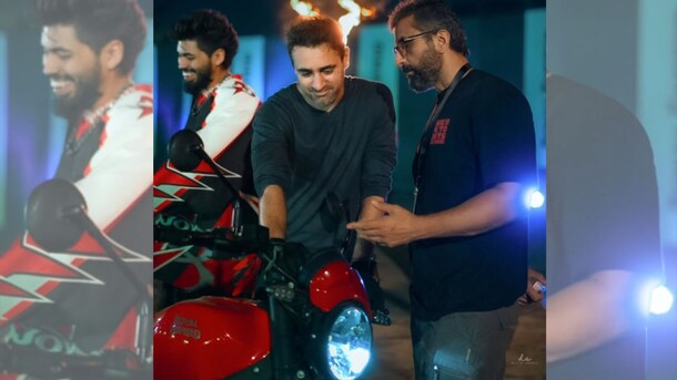 Actor Imran Khan Spotted Checking Out New RE Guerrilla 450: Pics
