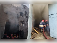 दिल्ली के बवाना में आधी रात को लगी फैक्ट्री में भीषण आग, एक फायर मेन घायल