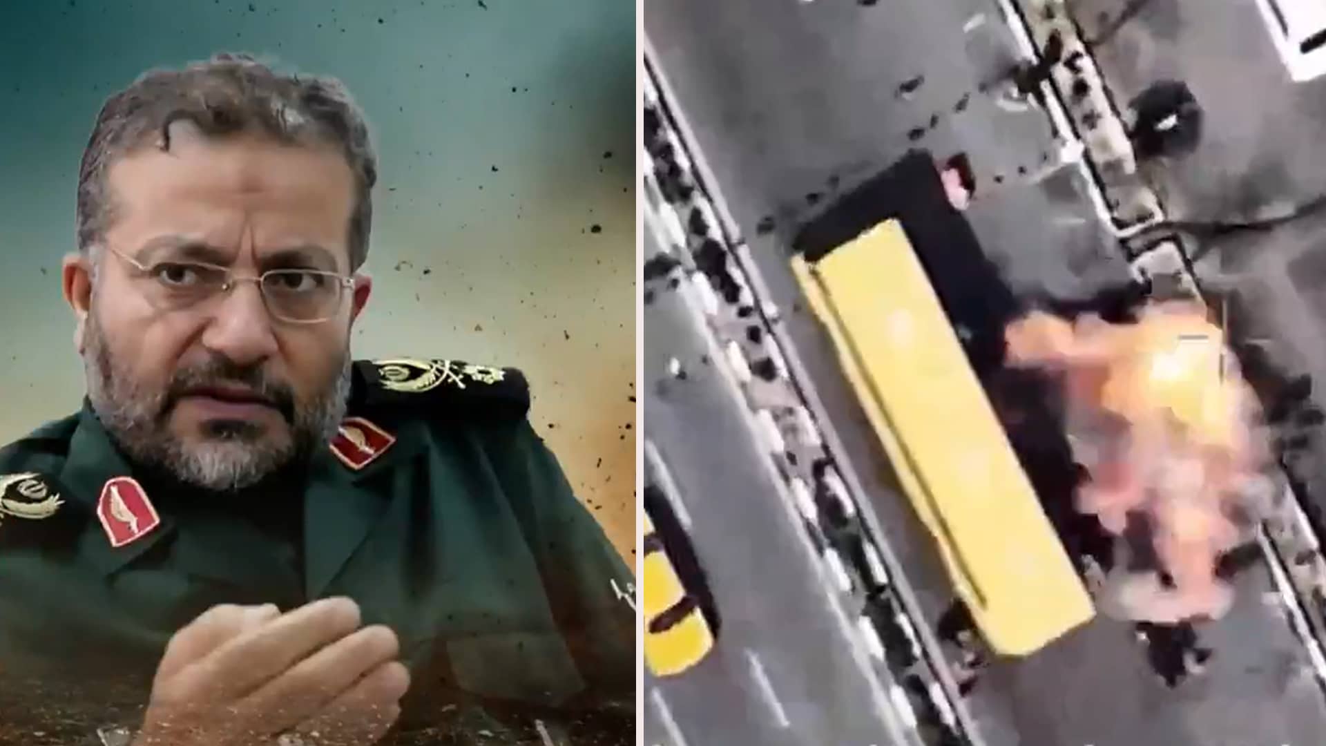 Israel Says It Killed Iran's Basij Force Chief In Tehran Strike