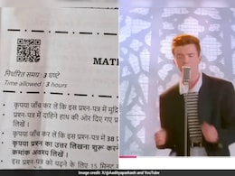 CBSE Class 12 Maths Paper QR Code Leads To 'Rickroll', Sparks Social Media Buzz