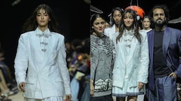 Ananya Panday Walks For Rahul Mishra's 'White Gold' Cotton Collection At Lakme Fashion Week