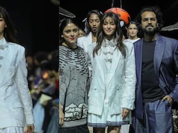 Ananya Panday Walks For Rahul Mishra's 'White Gold' Cotton Collection At Lakme Fashion Week