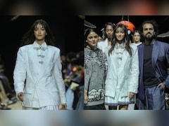 Ananya Panday Walks For Rahul Mishra's 'White Gold' Cotton Collection At Lakme Fashion Week