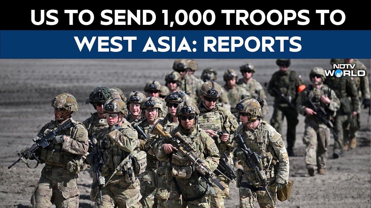 1,000 US Troops Head To West Asia, Military Build-Up Deepens