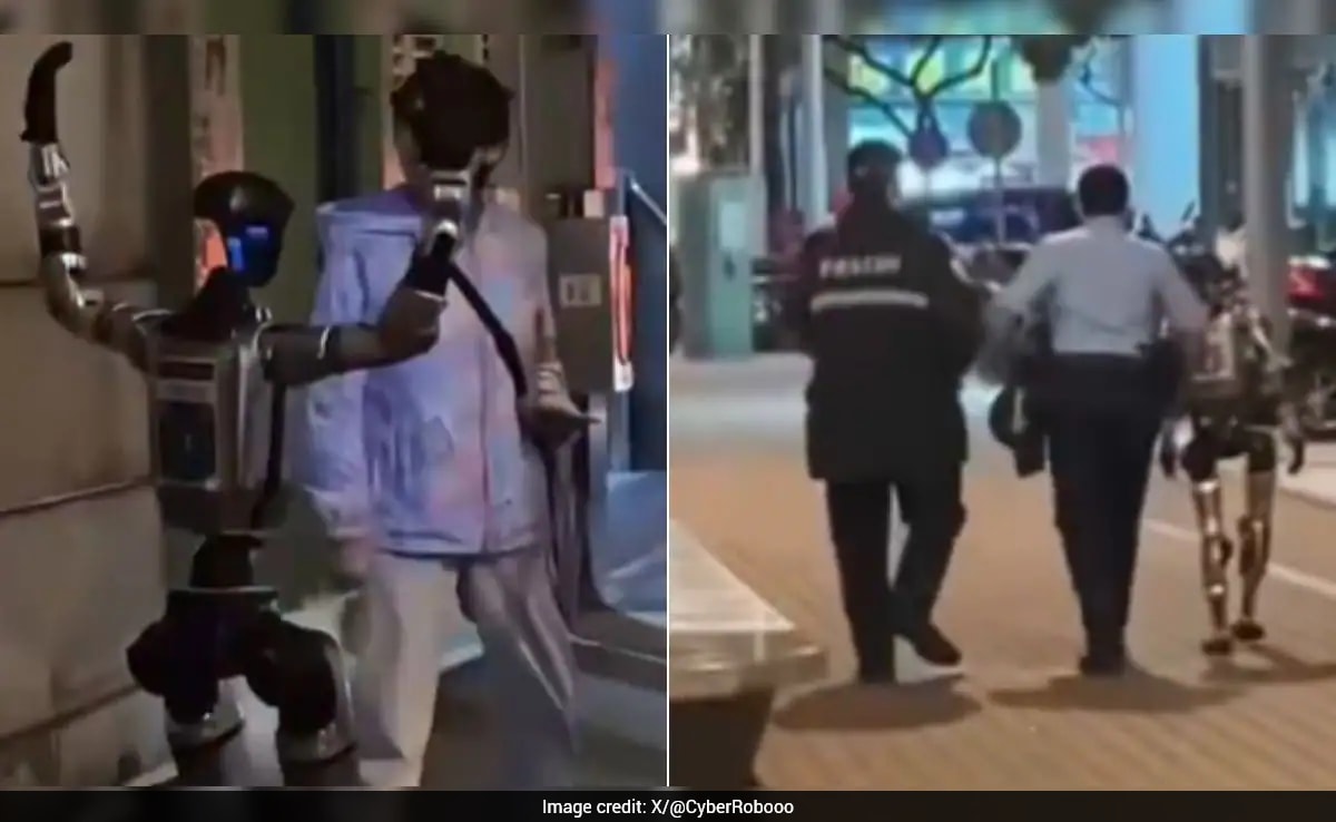 Video: Robot "Arrested" In Macau For Frightening 70-Year-Old Woman