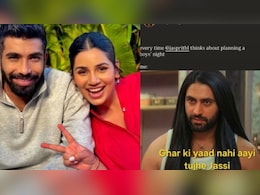 The Best Dhurandhar Meme Is By Jasprit Bumrah's Wife Sanjana: '<i>Ghar Ki Yaad Nahi Aayi?</i>'