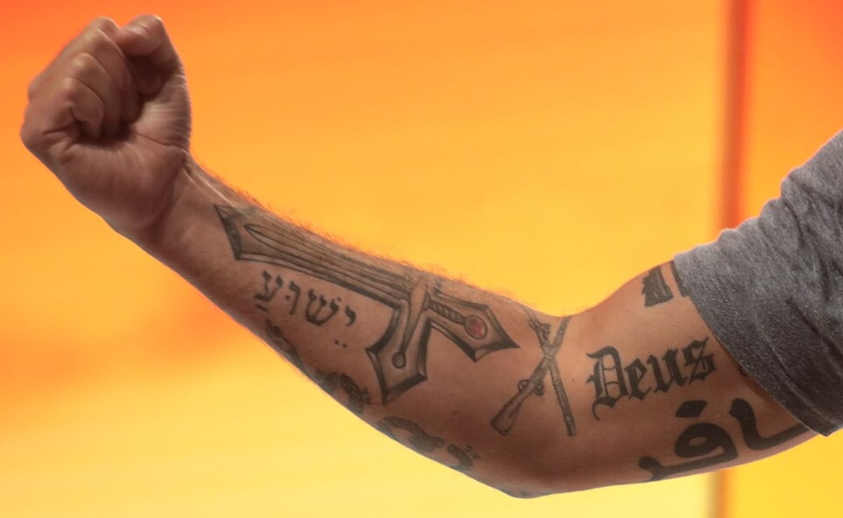 pete hegseth right arm tattoo from 2021