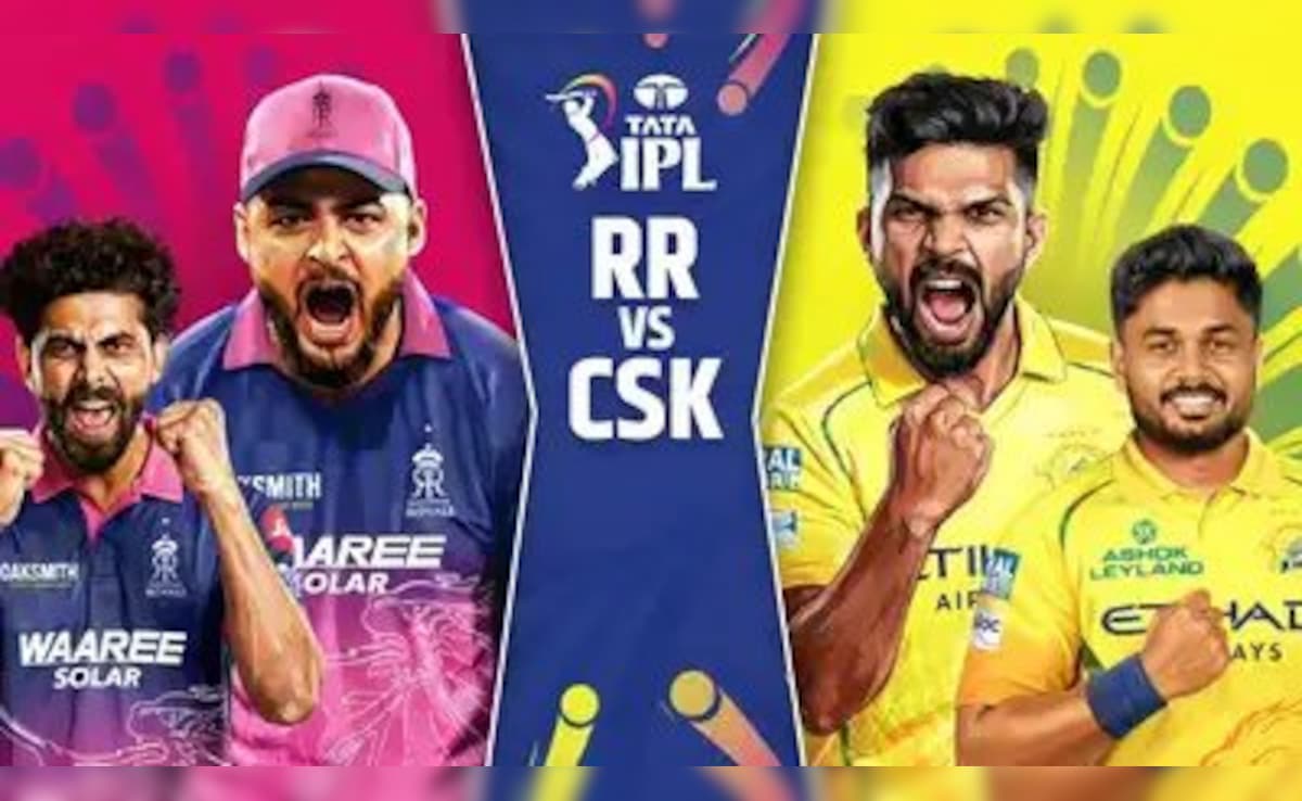 RR Vs CSK LIVE Score, IPL 2026: राजस्थान की भिड़ंत चेन्नई के साथ, कुछ देर में होने वाला है टॉस, पल-पल की अपडेट के लिए बने रहें हमारे साथ
