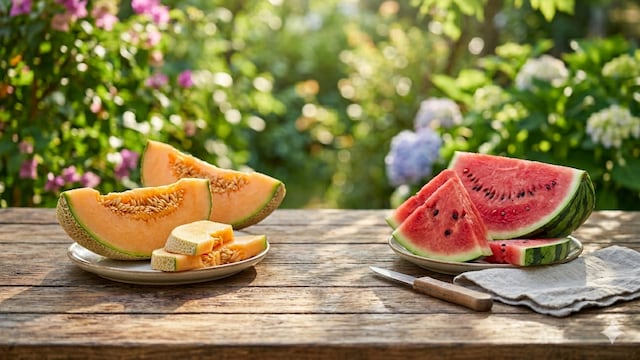 Muskmelons and watermelons are popular summer fruits ( image for representation purposes only)