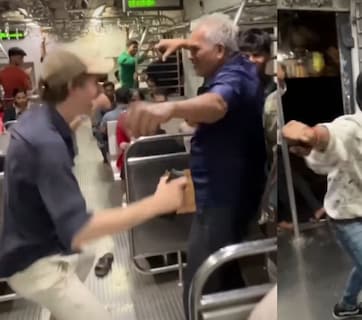 'साड्डी गली' गाने पर मुंबई लोकल ट्रेन में विदेशी युवक ने बांधा समा, यात्रियों को भी खूब नचाया, देखें वीडियो