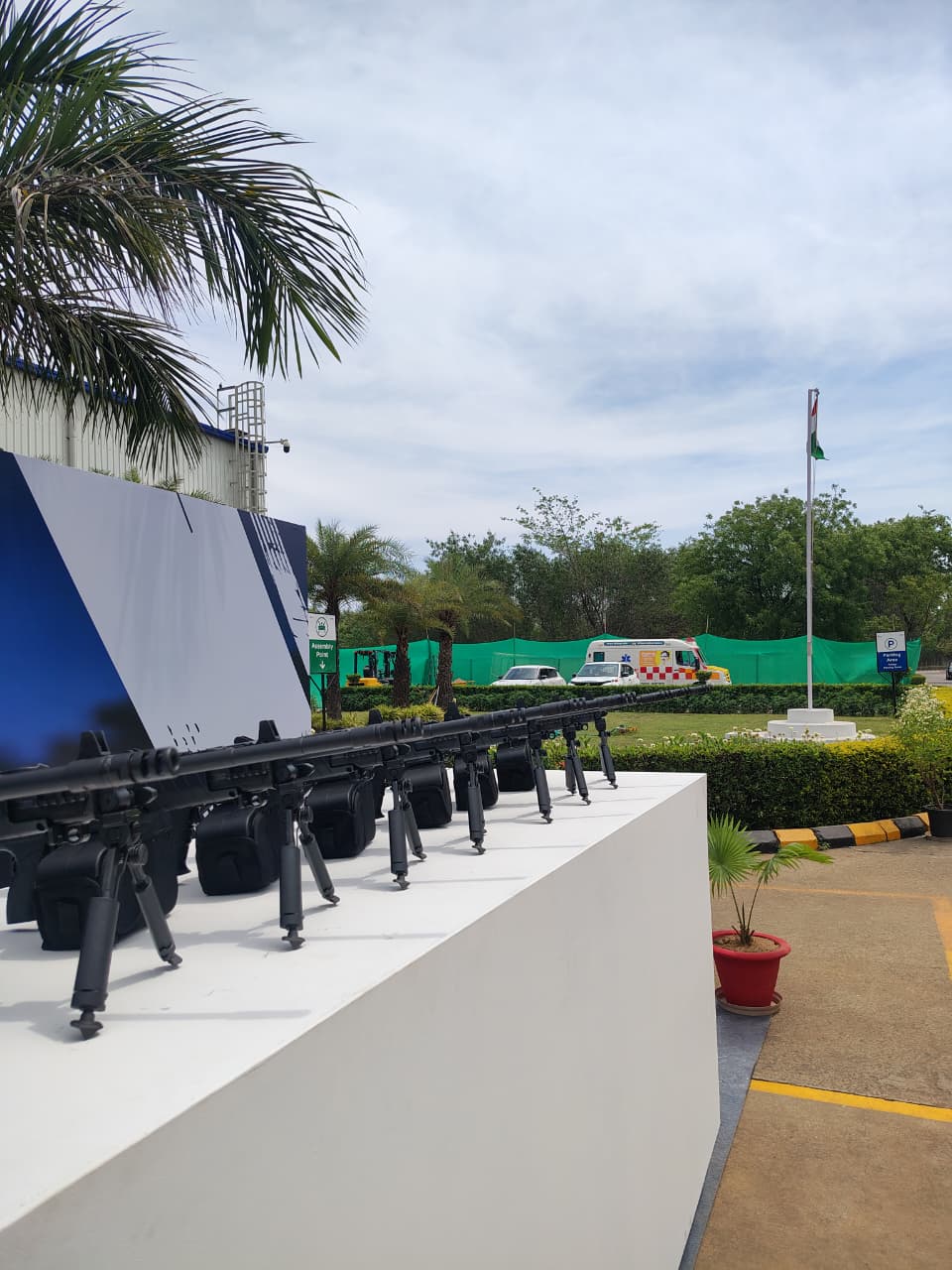 adani defence delivers first batch prahar lmg