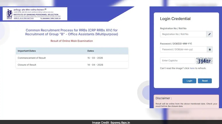 IBPS RRB Clerk मेन्स परीक्षा का रिजल्ट जारी, इस लिंक पर जाकर करें चेंक
