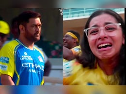 Watch: Crowd Goes Berserk As MS Dhoni Makes Grand Entry At Chepauk; Female Fan Breaks Down