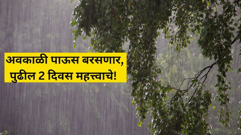 Weather Update: पुढील 2 दिवस अवकाळी बरसणार! वादळी वाऱ्यासह गारपिटीचा इशारा; 'या' जिल्ह्यांमध्ये अलर्ट जारी