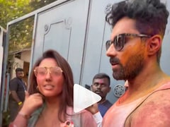 अशनूर कौर के लिए प्रोटेक्टिव हुए अभिषेक बजाज, होली के इवेंट में सेल्फी के लिए जुटी भीड़, यूं बचाते आए नजर