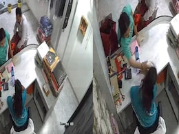 ₹50 के चक्कर में बवाल! गोरखपुर में महिला ने रिसेप्शनिस्ट को जड़ा थप्पड़, CCTV में कैद घटना