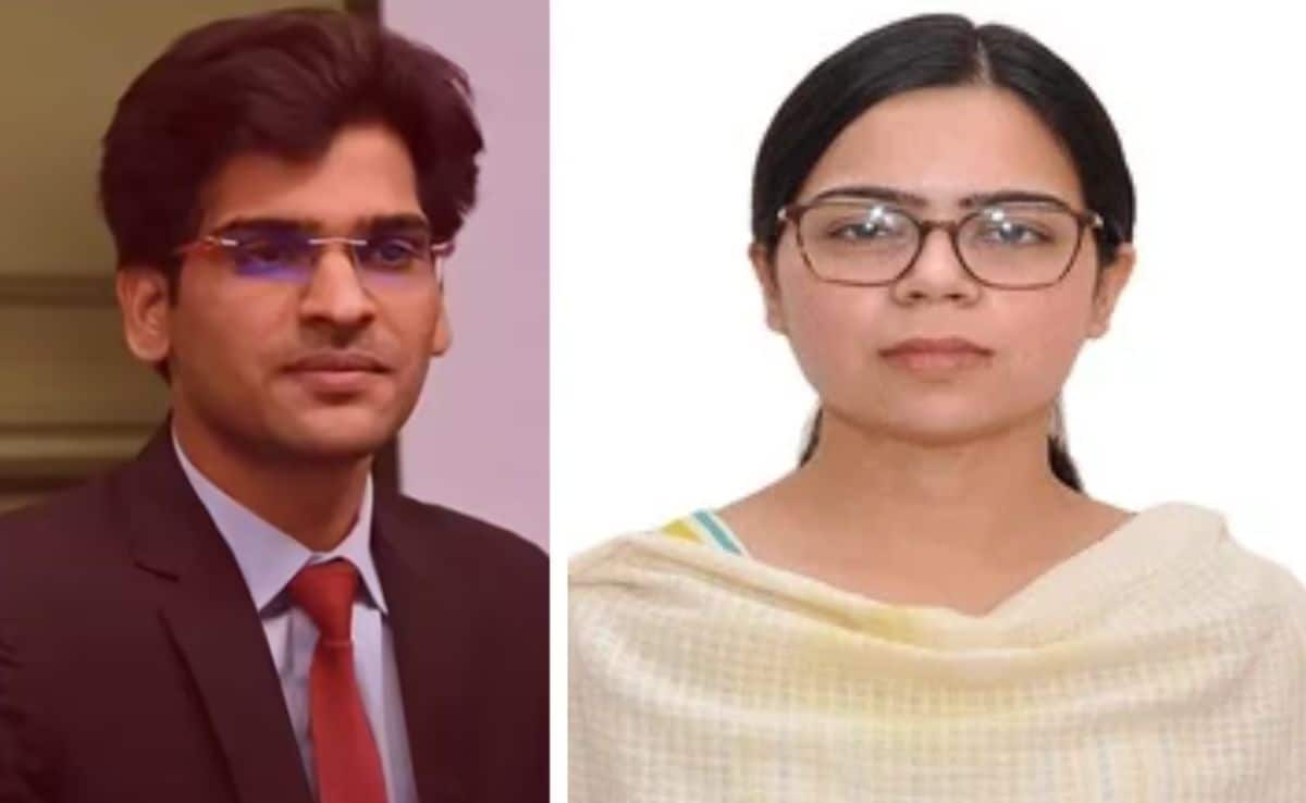 YAKSH CHAUDHARY IAS With His Wife Prathiba dhaiya IAS