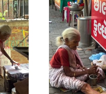 कांपते हाथों में अदरक और दिल में जज्बा, मिलिए गुजरात की सबसे उम्रदराज चाय वाली दादी से