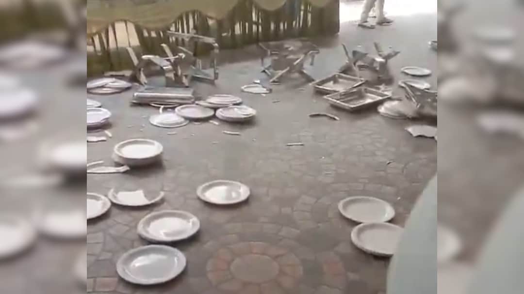 Watch: JD(U) Workers Damage Plates, Furniture At Patna Office As CM Nitish Kumar Files Nomination For Rajya Sabha