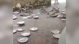 Watch: JD(U) Workers Damage Plates, Furniture At Patna Office As CM Nitish Kumar Files Nomination For Rajya Sabha