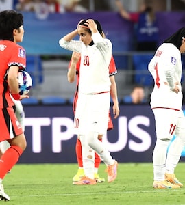 Iran Player Sara Didar Holds Back Tears Responding To A War-Related Question At Womens Asian Cup