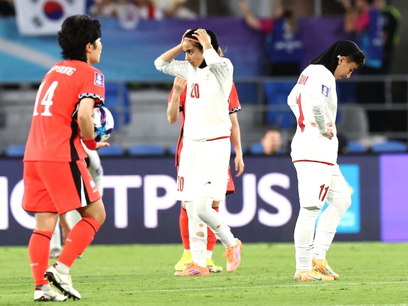 Iran Player Sara Didar Holds Back Tears Responding To A War-Related Question At Women's Asian Cup